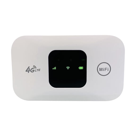 SIYTUAU Portable Wifi Hotspot 4G Lte Mobile Hotspot Wireless Network Router Pocket Router Personal Hotspot Travel Router Mini Internet Modem High Speed Internet Router white
