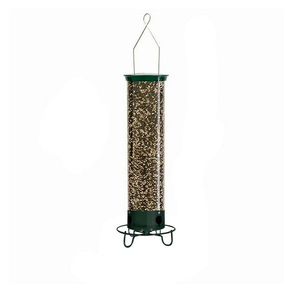 SIYTUAU Squirrel Proof Rotating Bird Feeder Weight Activated 5Lbs Capacity For Outdoor Garden Hanging Bird Feeding Station