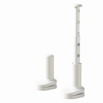 SIYTUAU Telescopic Clothesline Retractable Drying Rack No Drill Installation Plastic Adjustable Rod For Travel Balcony Bathroom Telescopic Clothesline