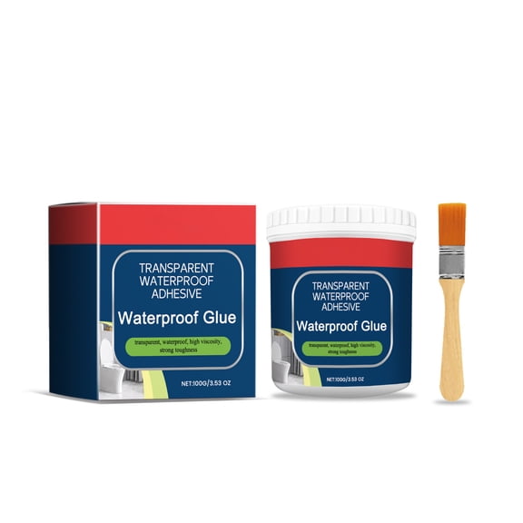 SIYTUAU Transparent Waterproof Adhesive 100G For Tiles And Walls Leak Repair Plastic Material Clear Coating For Bathroom And Kitchen Waterproof Sealant B