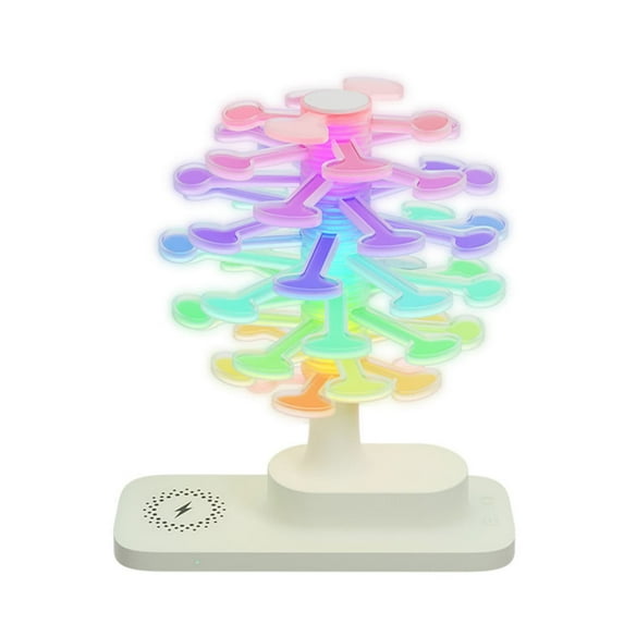 SIYTUAU Tree Wireless Charging Ambient Desk Lamp For Bedroom Office With Plastic Material Tree Desk Lamp