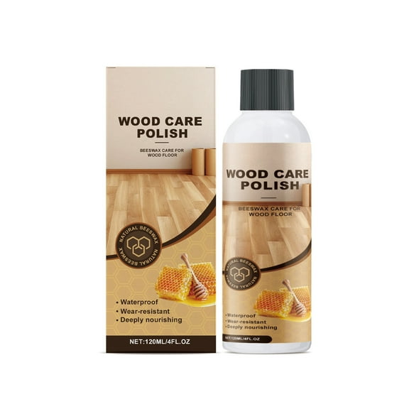 SIYTUAU Wood Floor Beeswax Conditioner For Cleaning And Polishing 120Ml For Indoor Wood Floors Stain Remover And Brightener Wood Conditioner