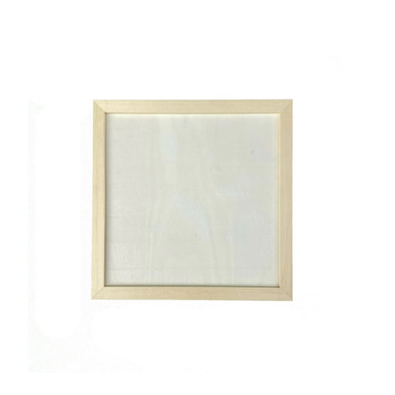 SIYTUAU Wooden Picture Frame 20X20Cm For Kids Art Projects And Displays Wood Material 7.87X7.87 Inches Creative Wooden Picture Frame A