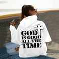 thumbnail image 1 of SIYUDAN Hoodies For Women Jesus Loves You Hoodie Letter Print Sweatshirt Oversized Pullover Hoodie Sweatshirt Womens Fall Clothing Women’S Clothing, 1 of 3
