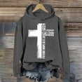 thumbnail image 1 of SIYUDAN Hoodies Sweatshirt For Women Christian Sweatshirt Letter Print Sweatshirt Oversized Lightweight Pullover For Women Womens Fall Clothes Teen Clothing, 1 of 3