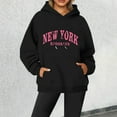 thumbnail image 1 of SIYUDAN Hoodies Sweatshirt for Women Long Sleeve Womens Pullover Hoodie Graphic Hoodies for WomenLight Purple Hoodies Fall Tops Street Style, 1 of 3
