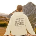 thumbnail image 1 of SIYUDAN Hoodies For Women Jesus Loves You Sweatshirt Letter Print Christian Sweatshirt Oversized Pullover Sweatshirts Fall Clothing Women 2025 Clothing For Women, 1 of 5