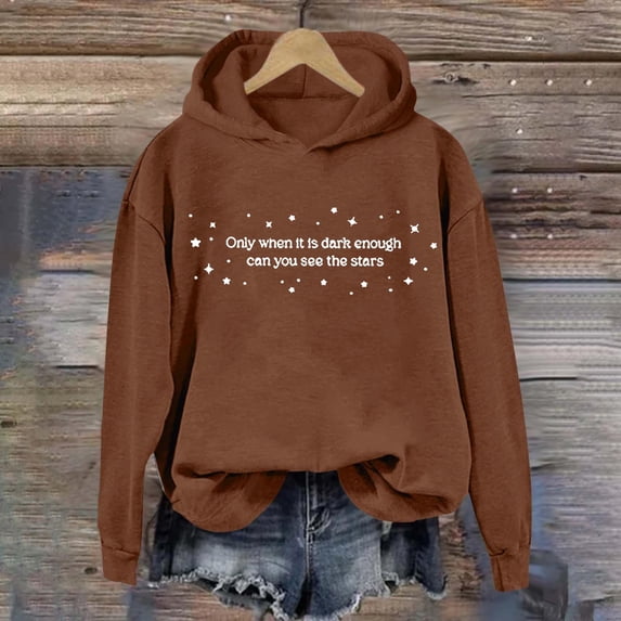 SIYUDAN Hoodies for Women Long Sleeve Hoodie Pullover Hoodie Sweatshirt Graphic HoodieOrange Hoodies Winter Tops for women 's Fashion Hoodies & Sweatshirts