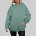 thumbnail image 1 of SIYUDAN Hoodies for Women Long Sleeve Womens Pullover Hoodie Oversized Hoodie for WomenPink Sweatshirts Fall Clothes for Women Teens Clothes, 1 of 8