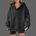 thumbnail image 1 of SIYUDAN Hoodies for Women Long Sleeve Hoodie Womens Pullover Sweatshirts Unisex HoodieOrange Sweater Fall Hoodies Daily Wear, 1 of 8