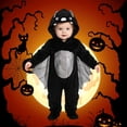 thumbnail image 1 of SIYUDAN Kids Bat Costume Halloween Bat Wings Outfits With Hat Halloween Costume Toddler, Size 2-3 Years, 1 of 6