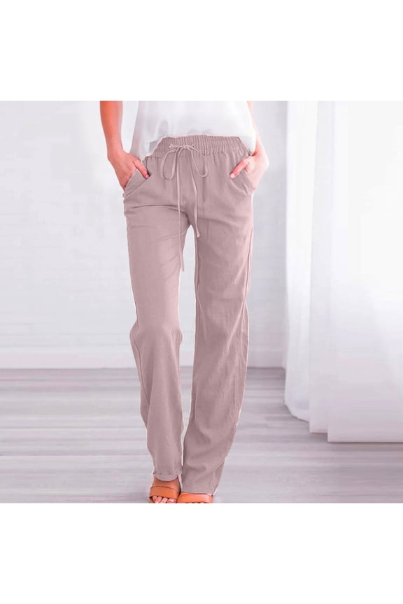 Pants For Women Casual Pants PinkAdult Womens Pants Women Lounge Pants High Waisted Wide Leg Pants For Women Womens Capris For Summer