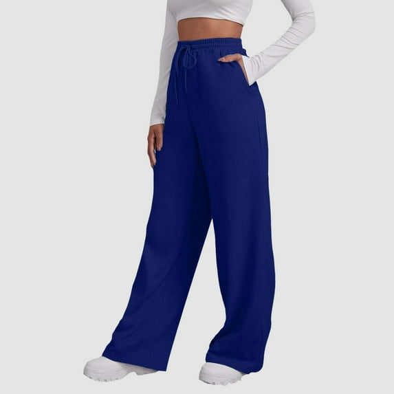 SIYUDAN Pants For Women Ladies Casual Pants Navy Adult Work Pants Women Comfy Work Pants Womens High Waisted Pants Womens Summer Pants