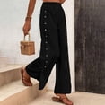 thumbnail image 1 of SIYUDAN Pants For Women Women Pants Casual Black Adult Baggy Pants Women Loose Sweatpants Women Wide Leg Womens Pants Fall Pants, 1 of 4