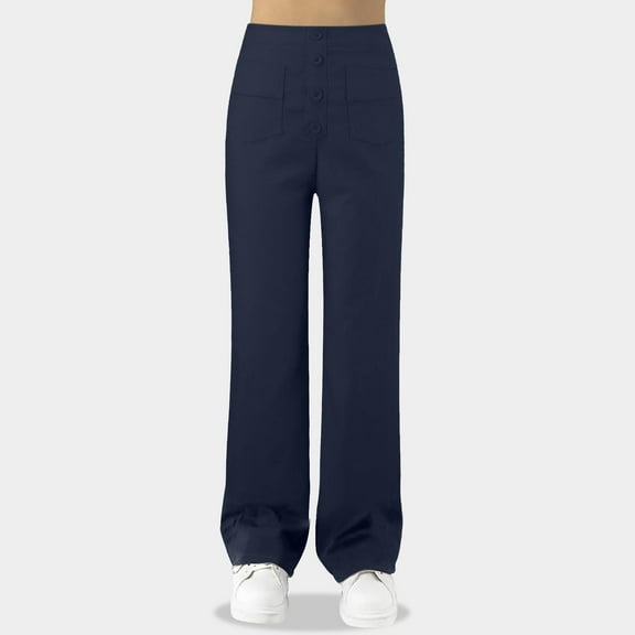 SIYUDAN Pants For Women Women Pants Casual Navy Adult Pants Comfy Sweatpants Women Women'S Wide Leg Pants Womens Summer Pants