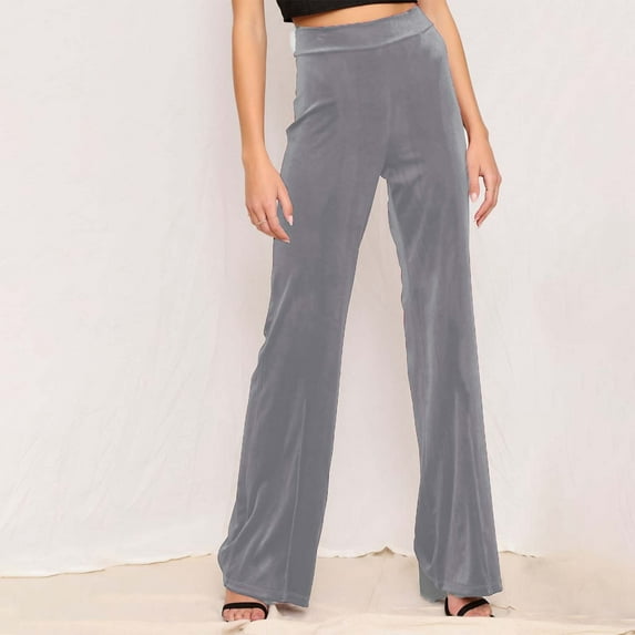 SIYUDAN Pants For Women Womens Pants Casual Grey Adult Pants For Women Womens Lightweight Pants High Waisted Pants With Pockets Womens Capris For Summer