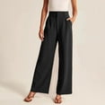 thumbnail image 1 of SIYUDAN Women Pants Casual Pants BlackAdult Womens Pants Women Lounge Pants Womens Trousers High Waisted With Pockets Fall Pants For Women, 1 of 5