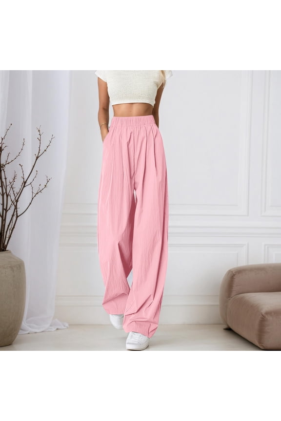 Women Pants Casual Womens Pants PinkAdult Yoga Pants Womens Lounge Pants Wide Leg Pants Woman Womens Fall Pants