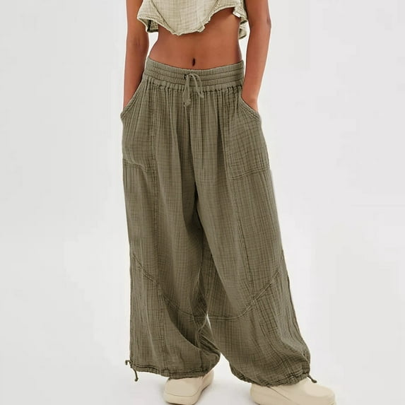 SIYUDAN Women Pants Ladies Casual Pants KhakiAdult Yoga Pants Womens Comfy Pants Womens Wide Leg Pants Women Fall Pants