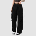 thumbnail image 1 of SIYUDAN Women Pants Womens Pants Casual Black Adult Baggy Pants Women Lightweight Summer Pants Women Women High Waisted Pants Women Summer Outfits, 1 of 6