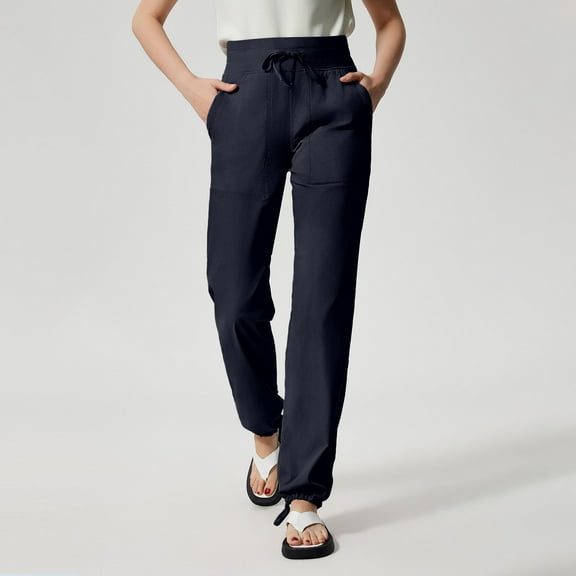 SIYUDAN Women Pants Womens Pants Casual Black Adult Pants Women Lounge Pants Womens High Waisted Pants Womens Summer Pants