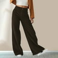 thumbnail image 1 of SIYUDAN Women'S Pants Casual Pants Coffee Adult Pants Women Trouser Style Lounge Pants Women Women'S Wide Leg Pants Womens Fall Pants, 1 of 5
