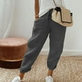 thumbnail image 1 of SIYUDAN Women'S Pants Casual Pants For Women Dark GrayAdult Baggy Pants Women Lounge Pants High Waisted Wide Leg Pants Fall Pants, 1 of 4