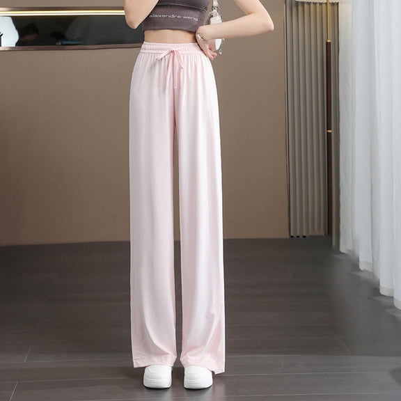 SIYUDAN Women'S Pants Casual Pants Pink Adult Pants Women Lightweight Summer Pants Women High Waist Pants Women Fall Pants For Women