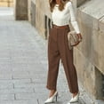thumbnail image 1 of SIYUDAN Women'S Pants Casual Womens Pants Coffee Adult Work Pants Women Lightweight Pants Women Women'S Wide Leg Pants With Pockets Womens Summer Outfits, 1 of 8