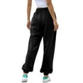 thumbnail image 1 of SIYUDAN Women'S Pants Pants For Women Casual BlackAdult Womens Pants Womens Loose Pants High Waisted Wide Leg Pants For Women With Pockets Womens Capris For Summer, 1 of 8