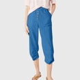 thumbnail image 1 of SIYUDAN Women'S Pants Women'S Casual Pants BlueAdult Work Pants For Women Womens Comfy Work Pants Wide Leg Pants For Women With Pockets Fall Pants, 1 of 7