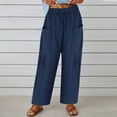 thumbnail image 1 of SIYUDAN Women'S Pants Womens Casual Pants Navy Adult Trousers For Women Comfy Pants Women Work Womens Elastic Waist Pants Womens Fall Pants, 1 of 7