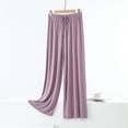 thumbnail image 1 of SIYUDAN Women'S Pants Womens Pants Casual Light Purple Adult Pants Women Lounge Pants Wide Leg Lounge Pants With Pockets Fall Pants For Women, 1 of 6