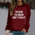 thumbnail image 1 of SIYUDAN Women Sweatshirt for Women Sweat Shirts Women Long Sleeve Oversized Pullover for Women Pullover Adult Crewneck for Women Fall Clothing Women Trending Clothes, 1 of 3