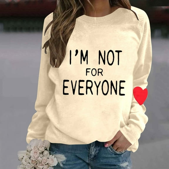 SIYUDAN Women Sweatshirt for Womens Long Sleeve Sweatshirt Women’S Pullover Light Yellow Pullover Adult Sweatshirt Womens Winter Sweatshirt Teens Clothes