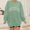 thumbnail image 1 of SIYUDAN Women'S Sweatshirt Long Sleeve Sweatshirt Pullover for Women Light Green Pullover Adult Crewneck Sweatshirt Womens Winter Sweatshirt Comfort Sweatshirt, 1 of 3