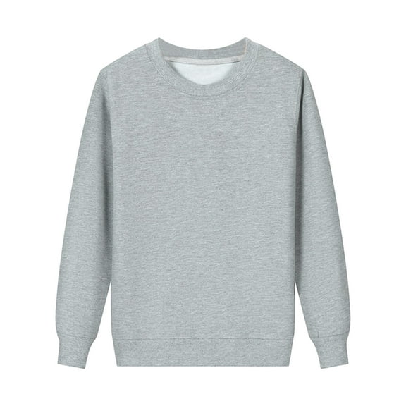 SIYUDAN Women’S Sweatshirt Long Sleeve Sweatshirt for Womens Pullover Grey Pullover Adult Crewneck for Women Fall Sweatshirts Preppy Clothes Teen Girl