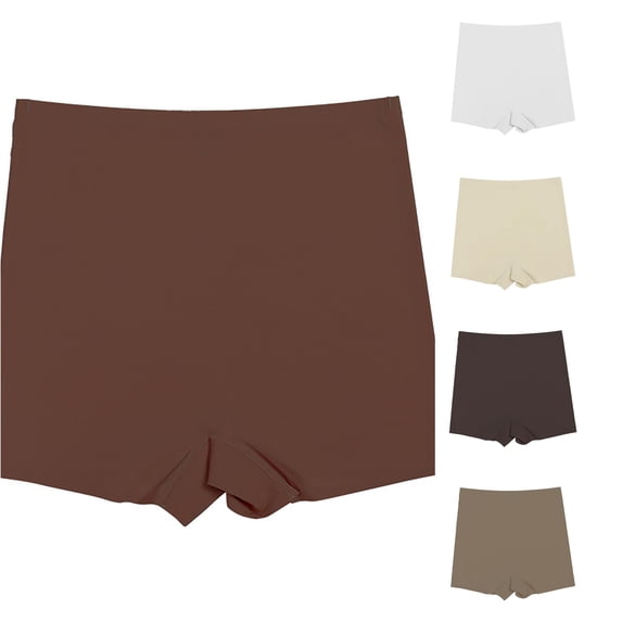 SIYUDAN Women's High Waist Cotton Ice Silk Leggings Non Marking Seamless L