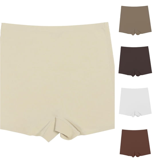 SIYUDAN Women's High Waist Cotton Ice Silk Leggings Non Marking Seamless M