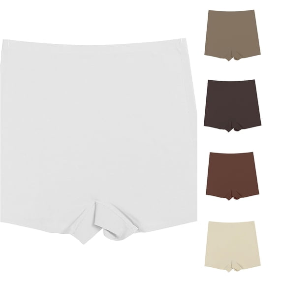 SIYUDAN Women's High Waist Cotton Ice Silk Leggings Non Marking Seamless XL