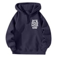 thumbnail image 1 of SIYUDAN Women s Hoodie Long Sleeve Hoodie Zip Up Hoodie Women Oversized Hoodies for Women Navy Crewneck Winter Essentials Trendy Women s Clothes, 1 of 4