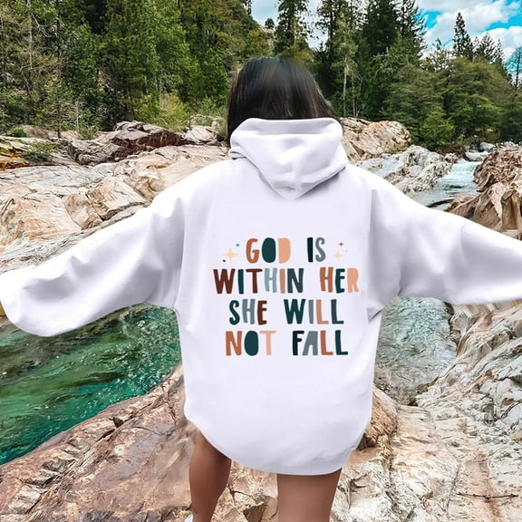 SIYUDAN Women's Hoodies Sweatshirts Long Sleeve Hoodie Pullover Hoodies Oversized Hoodie for WomenBeige Sweatshirts Fall Clothes for women Fashion