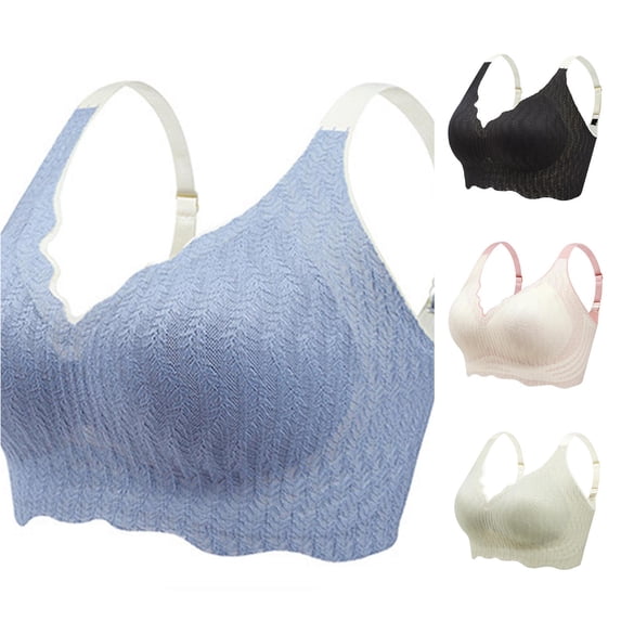 SIYUDAN Women's Jelly Gel Shaping Bra All Day Tender Care Women Bras Supportive Bra Comfort Tshirt Bralettes, Size XXXL