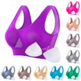 thumbnail image 1 of SIYUDAN Women's Plus Size Proof Running Fitness Yoga Vest Thin Padded No Wire Push Up Breathable Sports Bra, Size XXXL, 1 of 5