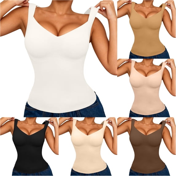 SIYUDAN Women's Posture Corrector Bustier High Compression Upper Body Shapewear Support L