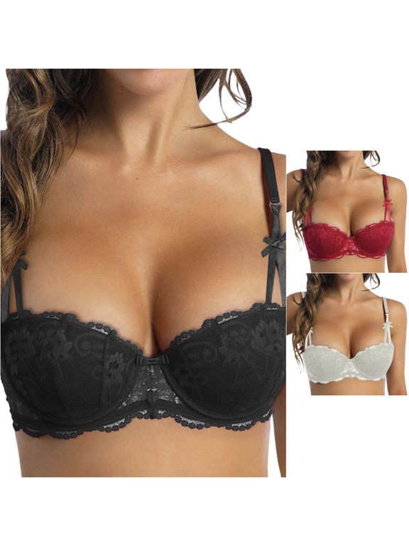 Women's Seamless Full Coverage Wireless Bra Regular Plus Size Soft Support Women Push Up Bras Full Coverage T-Shirt Bra, Size 34-M