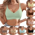thumbnail image 1 of SIYUDAN Women's Seamless Jelly Gel Wireless Comfort T Shirt Bra Bralette Soft Support Everyday Women Women's Wireless Bra Seamless Bras Full Coverage Bra, Size L, 1 of 7