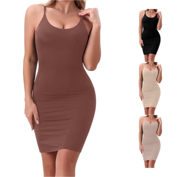 SIYUDAN Women's Shapewear Bodysuit Seamless Body Shaper Dress Under Garment XXXL
