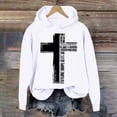 thumbnail image 1 of SIYUDAN Women's Sweatshirts Hoodies Christian Sweatshirts Letter Print Christian Sweatshirt Oversized Hoodies For Women Pullover Womens Fall Sweatshirts Preppy Clothes, 1 of 3
