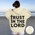thumbnail image 1 of SIYUDAN Women's Sweatshirts Hoodies Jesus Loves You Hoodies Graphic Letter Print Sweatshirt Oversized Pullover Hoodie Sweatshirt Trendy Fall Outfits For Women Preppy Clothes Teen Girl, 1 of 4